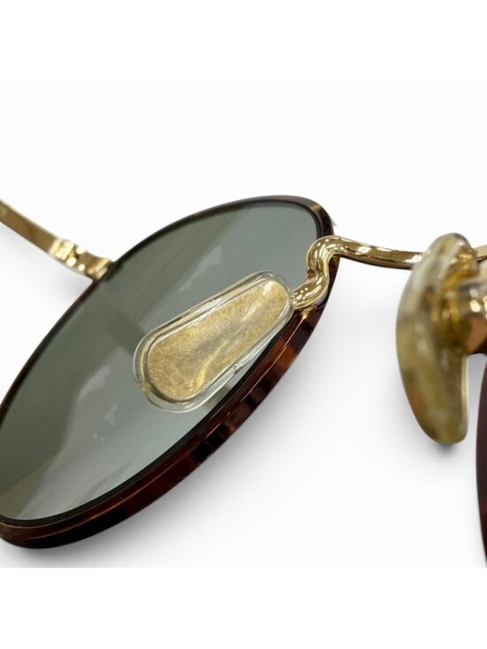 Celine Marble Pattern Boston Eyewear Sunglasses Brown Gold Green main image 4